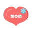 Mother's Day Kids and Hearts icon 64x64